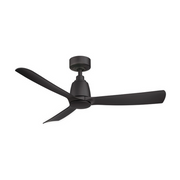 Fanimation FPD8547 Kute 44" Ceiling Fan with LED Light Kit - Black