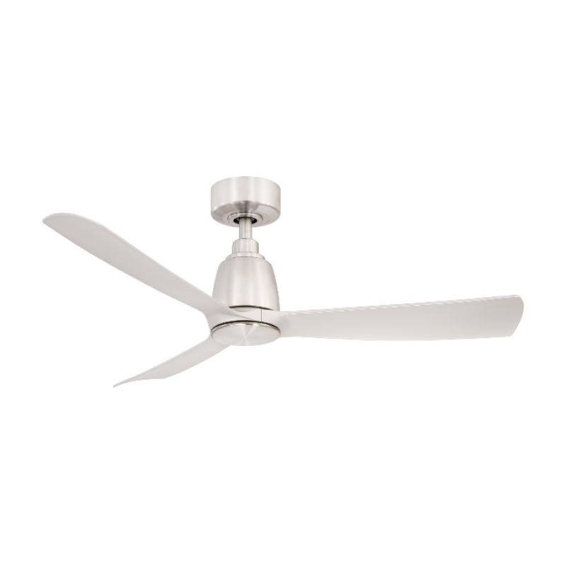 Fanimation FPD8547 Kute 44" Ceiling Fan with LED Light Kit - Brushed nickel