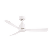 Fanimation FPD8547 Kute 44" Ceiling Fan with LED Light Kit - Matte white