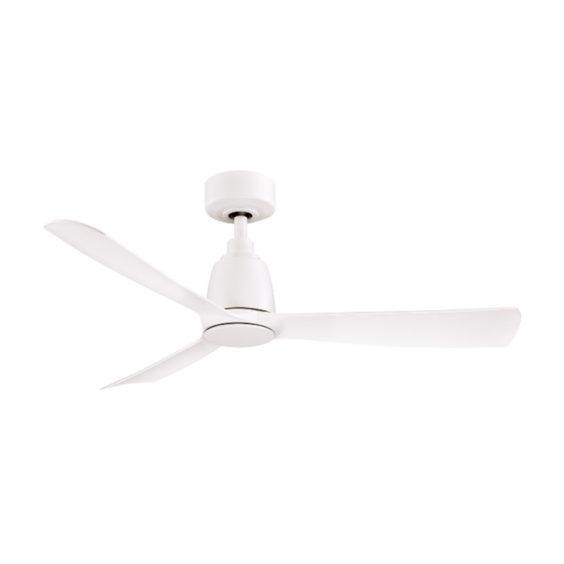 Fanimation FPD8547 Kute 44" Ceiling Fan with LED Light Kit - Matte white