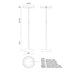 Kuzco PD97204 Stephord 1-lt 4" LED Pendant