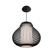 dweLED PDW706616 Poppin 1-lt 14" LED Outdoor Pendant, 4CCT