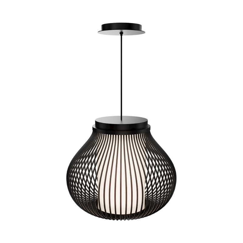 dweLED PDW706616 Poppin 1-lt 14" LED Outdoor Pendant, 4CCT