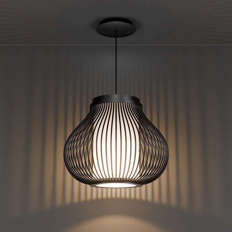 dweLED PDW706616 Poppin 1-lt 14" LED Outdoor Pendant, 4CCT