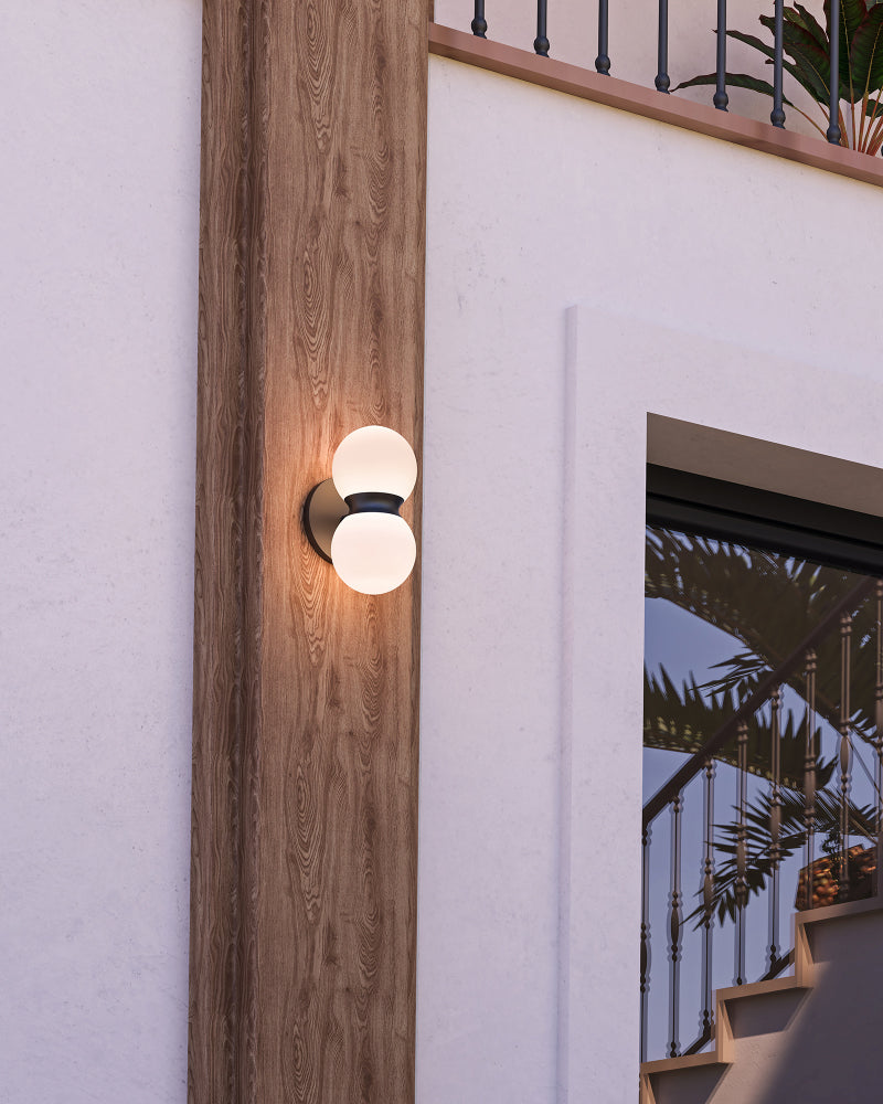 Kuzco EW77209 Peri 2-lt 9" Tall LED Outdoor Wall Sconce