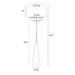 Arteriors PFI17 Juneau 1-lt 61" Tall Floor Lamp