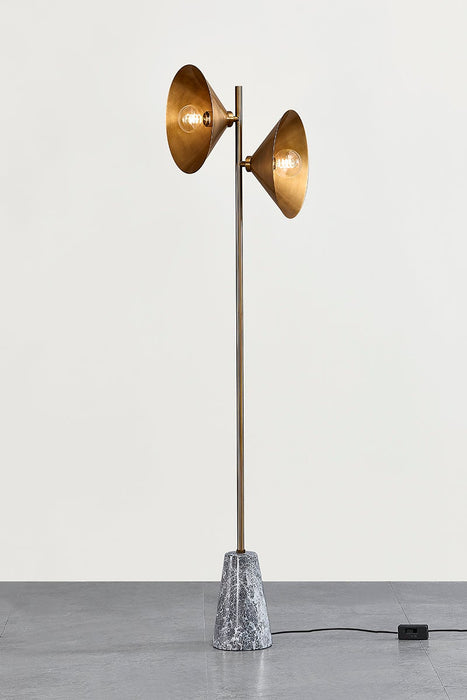 Troy PFL1064 Bash 2-lt 64" Tall Floor Lamp
