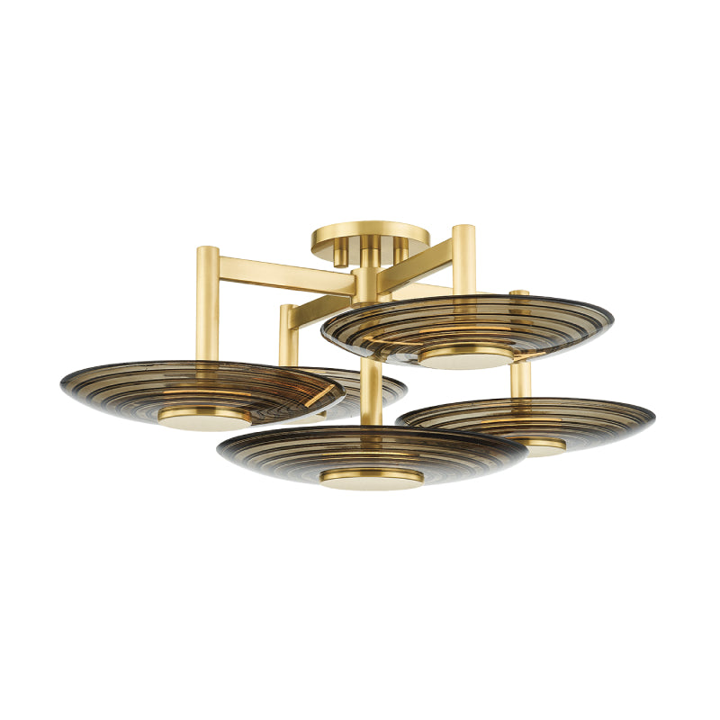 Hudson Valley PI1892605 Griston 5-lt 28" LED Semi Flush Mount