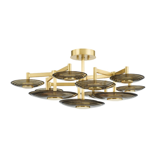 Hudson Valley PI1892609 Griston 9-lt 44" LED Semi Flush Mount