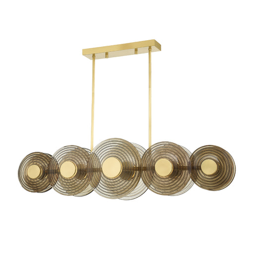 Hudson Valley PI1892910 Griston 10-lt 53" LED Linear Pendant