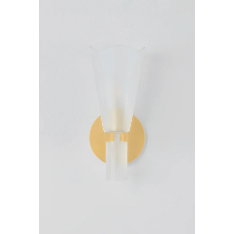 Hudson Valley 7931 Pine Island 1-lt 12" Tall Wall Sconce - Aged Brass
