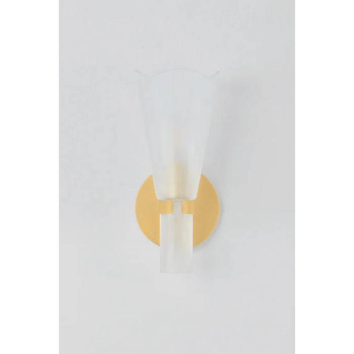 Hudson Valley 7931 Pine Island 1-lt 12" Tall Wall Sconce - Aged Brass