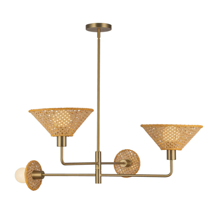 Alora Mood CH432438 Piper 4-lt 40" Chandelier - Brushed Gold
