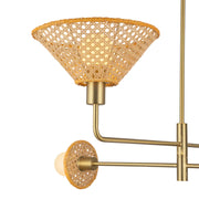 Alora Mood CH432438 Piper 4-lt 40" Chandelier - Brushed Gold