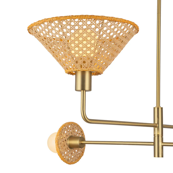 Alora Mood CH432438 Piper 4-lt 40" Chandelier - Brushed Gold
