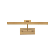 dweLED PL-11017 Reed 17" LED Picture Light - Aged Brass