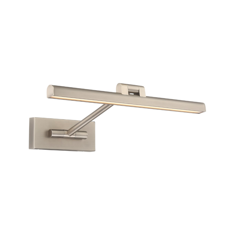 dweLED PL-11017 Reed 17" LED Picture Light - Brushed Nickel