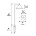 Focus Industries PL19L12 5.5" 3W LED Path Light, 3000K, 12V