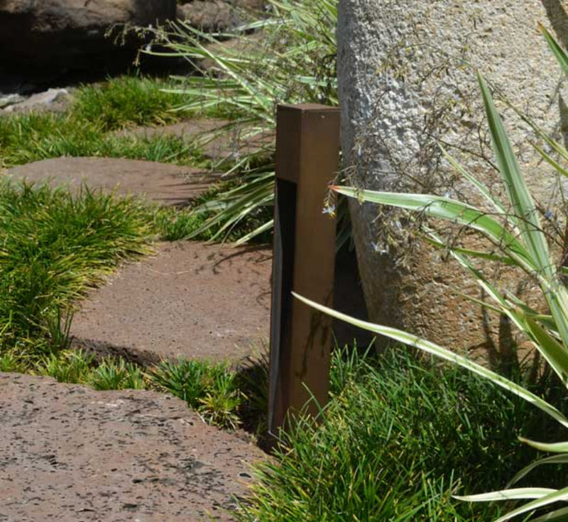 Focus Industries PL23DM 18"Tall 4W LED Square Aluminum Bollard, Deck Mount