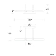 Modern Form PL-36518 Ansel 1-lt 19" LED Picture Light
