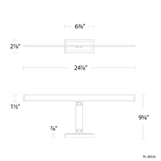 Modern Forms PL-38524 Diver 1-lt 24" LED Picture Light