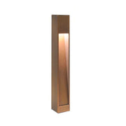 Focus Industries PL23DM 18"Tall 4W LED Square Aluminum Bollard, Deck Mount