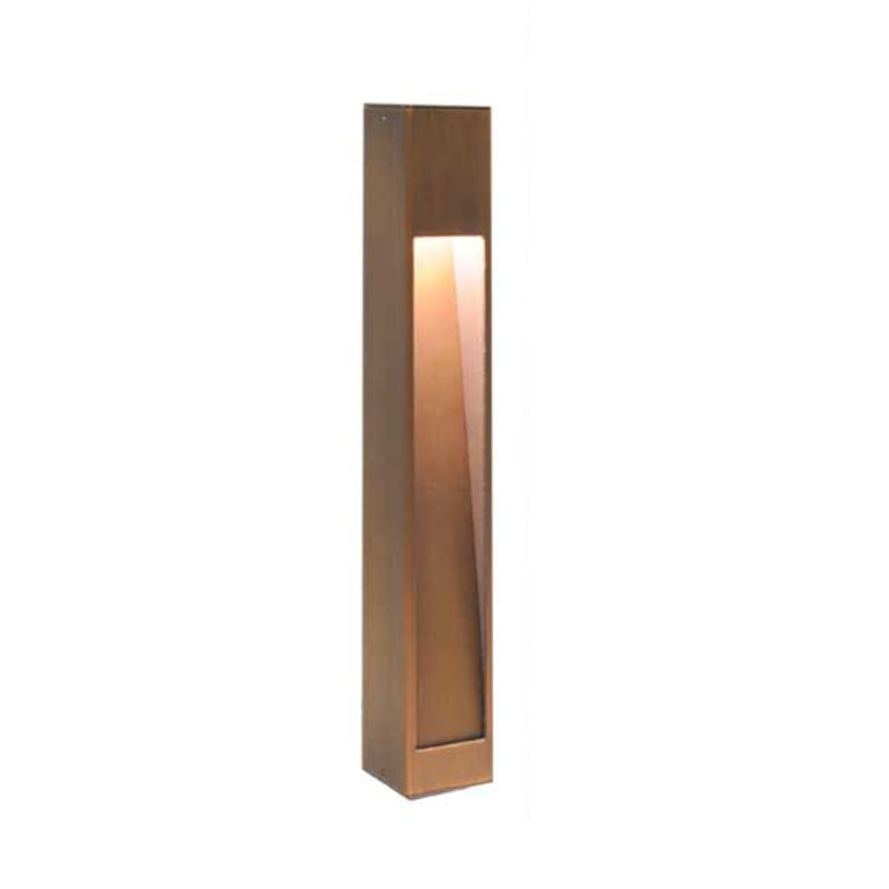 Focus Industries PL23DM 18"Tall 4W LED Square Aluminum Bollard, Deck Mount