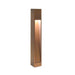 Focus Industries PL23DM 18"Tall 4W LED Square Aluminum Bollard, Deck Mount