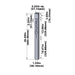 Focus Industries PL26AB 26" Tall LED Path Light