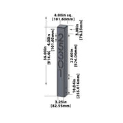 Focus Industries PL26LGAB 36" Tall LED Bollard