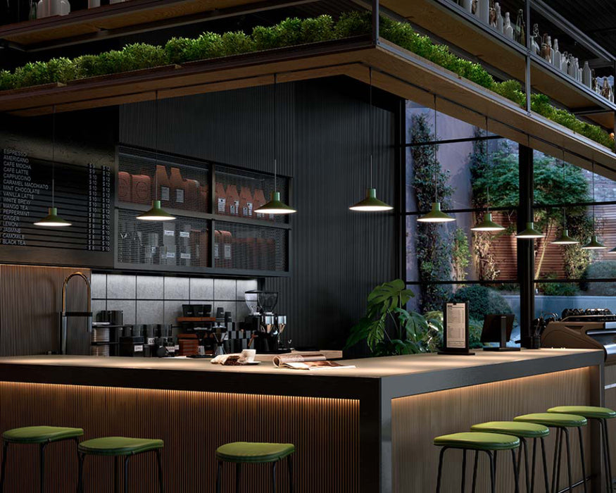 Bover Platet S/20 1-lt 8" LED Pendant