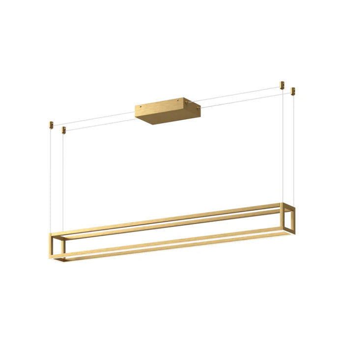 Kuzco LP45548-UNV Plaza 48" LED Linear Pendant - Brushed Gold
