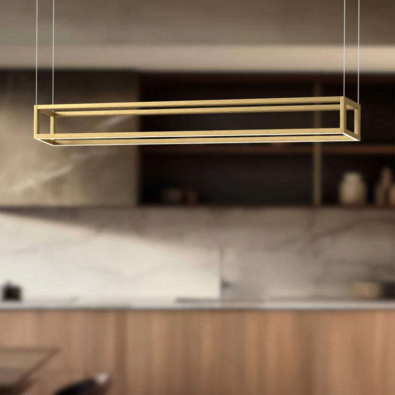 Kuzco LP45548-UNV Plaza 48" LED Linear Pendant - Brushed Gold