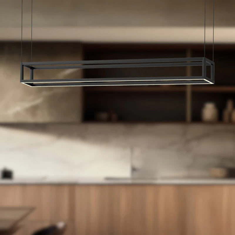 Kuzco LP45548-UNV Plaza 48" LED Linear Pendant - Black