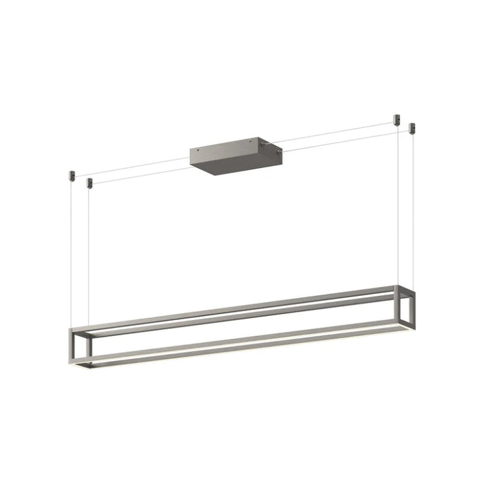 Kuzco LP45548-UNV Plaza 48" LED Linear Pendant - Brushed Nickel