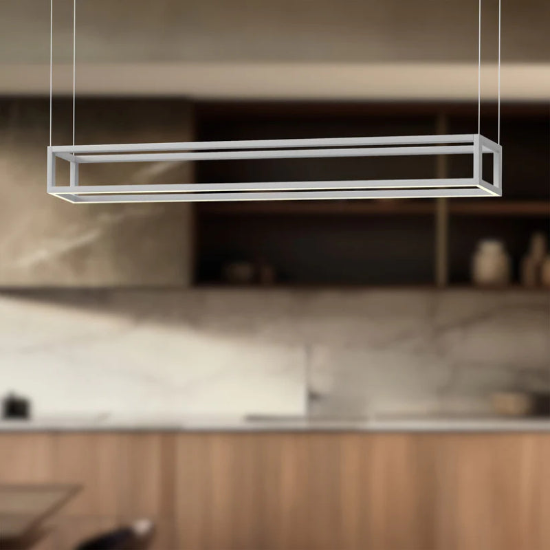 Kuzco LP45548-UNV Plaza 48" LED Linear Pendant - White