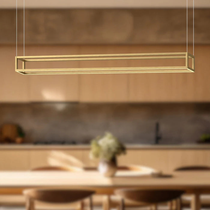 Kuzco LP45560-UNV Plaza 60" LED Linear Pendant - Brushed Gold