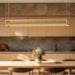 Kuzco LP45560-UNV Plaza 60" LED Linear Pendant - Brushed Gold