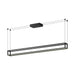Kuzco LP45560-UNV Plaza 60" LED Linear Pendant - Black