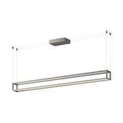 Kuzco LP45560-UNV Plaza 60" LED Linear Pendant - Brushed Nickel
