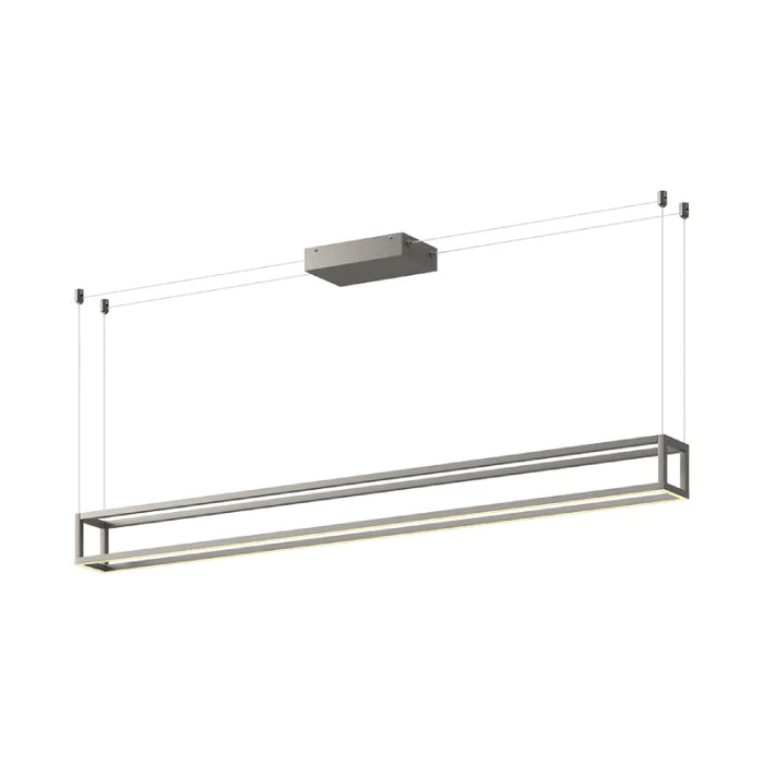 Kuzco LP45560-UNV Plaza 60" LED Linear Pendant - Brushed Nickel