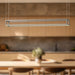 Kuzco LP45560-UNV Plaza 60" LED Linear Pendant - Brushed Nickel