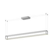 Kuzco LP45560-UNV Plaza 60" LED Linear Pendant - White