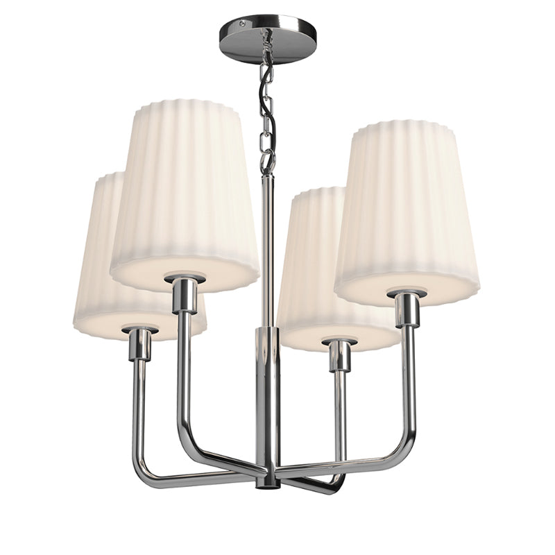 Alora Mood CH628423 Plisse 4-lt 23" Chandelier