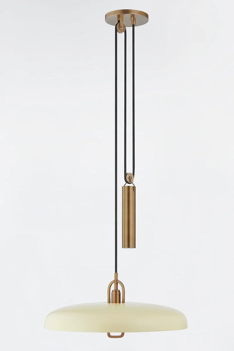 Troy F1618 Plummet 1-lt 18" LED Pendant - Soft Sand