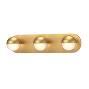 Kuzco VL47321 Pluto 3-lt 21" LED Vanity Light - Brushed Gold