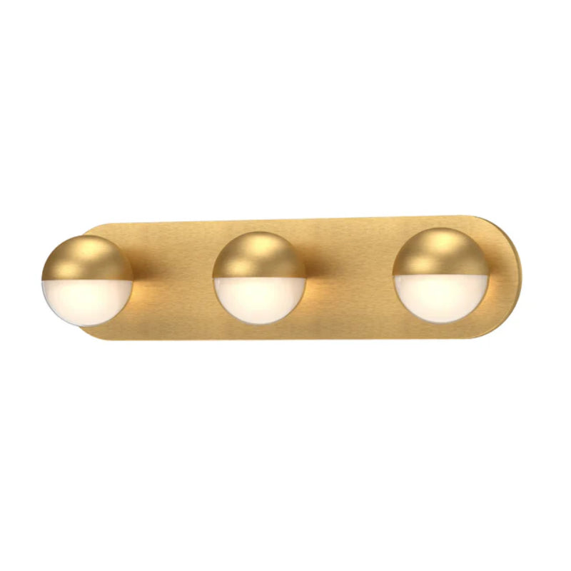 Kuzco VL47321 Pluto 3-lt 21" LED Vanity Light - Brushed Gold