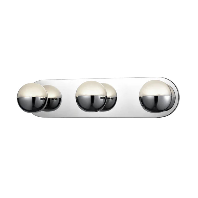 Kuzco VL47321 Pluto 3-lt 21" LED Vanity Light - Chrome