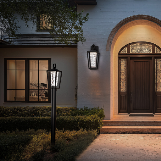 dweLED PM-W33516 Manchester 1-lt 19" Tall LED Outdoor Post Mount