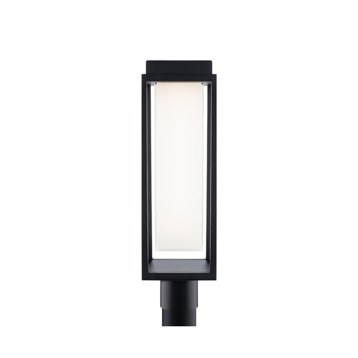 Modern Form PM-W73520 frame 1-lt 20" Tall LED Outdoor Post Light - Black